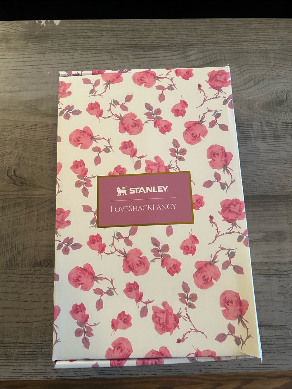 Stanley White & Pink Floral Love Shack Fancy Tumbler with Straw and Lanyard - Picture 4 of 7